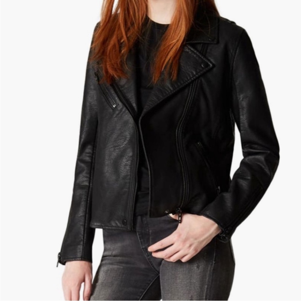 BlankNYC Women's Moto Leather Jacket In Black Size XS